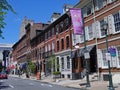 PHILADELPHIA - lively commercial scene preserving numerous historic 19th centur