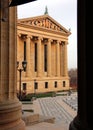 Philadelphia Museum of Art, classical portico, Philadelphia, PA, USA Royalty Free Stock Photo