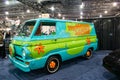 PHILADELPHIA, PA - Feb 3: Scooby Doo Mystery Time Machine Van at the 2018 Philadelphia Auto Show