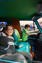 PHILADELPHIA, PA - Feb 3: Scooby Doo Mystery Time Machine Van at the 2018 Philadelphia Auto Show