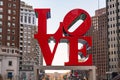 Love Sculpture in Philadelphia, Pennsylvania Royalty Free Stock Photo