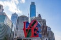 Love Sculpture in Philadelphia, Pennsylvania Royalty Free Stock Photo