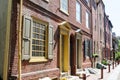PHILADELPHIA, PA - MAY 14: The historic Old City in Philadelphia, Pennsylvania. Elfreth`s Alley, referred to as the Royalty Free Stock Photo