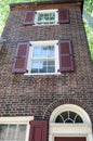 PHILADELPHIA, PA - MAY 14: The historic Old City in Philadelphia, Pennsylvania. Elfreth`s Alley, referred to as the Royalty Free Stock Photo