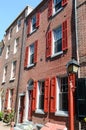 PHILADELPHIA, PA - MAY 14: The historic Old City in Philadelphia, Pennsylvania. Elfreth`s Alley, referred to as the Royalty Free Stock Photo