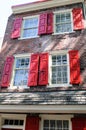 PHILADELPHIA, PA - MAY 14: The historic Old City in Philadelphia, Pennsylvania. Elfreth`s Alley, referred to as the Royalty Free Stock Photo