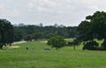 Belmont Plateau in PhiladelphiaÃ¢â¬â¢s Fairmount Park with Memorial Hall (Please Touch Museum) in the Background