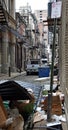 Philadelphia, PA USA - September 21, 2023: Thrashy and dangerous back alleys in center city Philadelphia Royalty Free Stock Photo