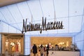 Neiman Marcus store entrance and logo.