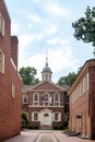 Philadelphia, Pennsylvania, September 8, 2021: Carpenters hall building and entrance Royalty Free Stock Photo