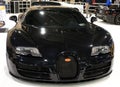 Philadelphia, Pennsylvania, U.S - February 10, 2019 - A black 2012 Bugatti Veyron sports car Royalty Free Stock Photo