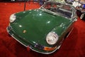 Philadelphia, Pennsylvania, U.S.A - February 9, 2020 - The green 1965 Porsche 911 antique sports car