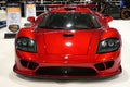 Philadelphia, Pennsylvania, U.S - February 10, 2019 - A shiny red of Saleen S7 supercar