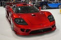 Philadelphia, Pennsylvania, U.S - February 10, 2019 - A shiny red of Saleen S7 supercar Royalty Free Stock Photo