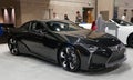 Philadelphia, Pennsylvania, U.S - January 14, 2024 - The black color of the new 2024 Lexus LC 500 Coupe