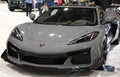 Philadelphia, Pennsylvania, U.S - January 14, 2024 - The silver color of the new 2024 Chevrolet Corvette Z06