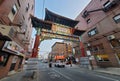 Philadelphia, Pennsylvania, U.S - June 29, 2023 - The famous and beautiful Chinatown \'Friendship Arch Royalty Free Stock Photo