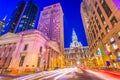 Philadelphia, Pennsylvania, USA on Broad Street Royalty Free Stock Photo