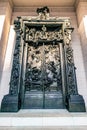 Philadelphia, Pennsylvania, USA - December, 2018 - The Gates of Hell at Rodin Museum in Philadelphia Royalty Free Stock Photo