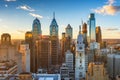 Philadelphia, Pennsylvania, USA Downtown City Skyline Royalty Free Stock Photo