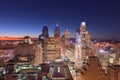 Philadelphia, Pennsylvania, USA Downtown City Skyline Royalty Free Stock Photo