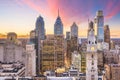 Philadelphia, Pennsylvania, USA skyline at Center City Royalty Free Stock Photo