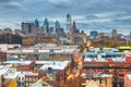 Philadelphia, Pennsylvania, USA skyline Royalty Free Stock Photo