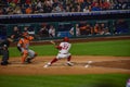 Philadelphia Phillies Outfielder Odubel Herrera Ducks from a Pitch Royalty Free Stock Photo