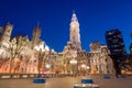 Philadelphia's landmark historic City Hall building Royalty Free Stock Photo