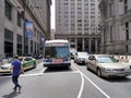 Philadelphia SEPTA Bus To Penn's Landing, Philadelphia, PA, USA Royalty Free Stock Photo