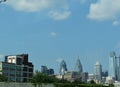 Philadelphia Skyline as Seen from the Vine Street Expressway (I-676)