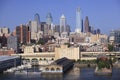 Philadelphia skyline viewed from Delaware River