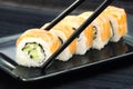 Philadelphia Sushi rolls Royalty Free Stock Photo