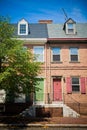 Philadelphia Townhomes Royalty Free Stock Photo