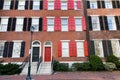 Philadelphia townhouses Royalty Free Stock Photo