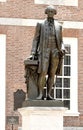 Philadelphia, USA - May 29, 2018: George Washington Statue near the Independence Hall the Philadelphia Royalty Free Stock Photo