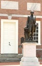 Philadelphia, USA - May 29, 2018: George Washington Statue near the Independence Hall the Philadelphia Royalty Free Stock Photo