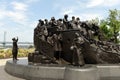 Philadelphia, USA - May 29, 2018: Irish Memorial at Penn`s Landi