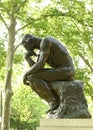 Philadelphia, USA - May 29, 2018: Statue of The Thinker at the R