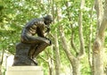 Philadelphia, USA - May 29, 2018: Statue of The Thinker at the R