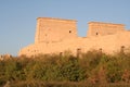 Cleopatra Isis Philae Temple From the Nile River Royalty Free Stock Photo