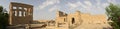 Philae temple panoramic Royalty Free Stock Photo