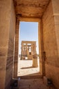 Philae Temple Trajan`s Kiosk in Aswan Egypt Royalty Free Stock Photo