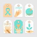 Philanthropy design, vector donation concept