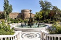 Philharmonic Fountain Park near Old City in Baku, Azerbaijan Royalty Free Stock Photo