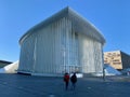 Philharmonie Luxembourg, concert hall near European Convention Center in business district Kirchberg.