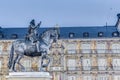 Philip III on the Plaza Mayor in Madrid, Spain. Royalty Free Stock Photo