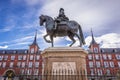 Philip III statue in Madrid