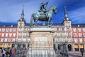 Philip III statue in Madrid