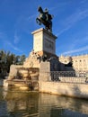 Philip IV monument in Spain - photo taken on October 14, 2022.